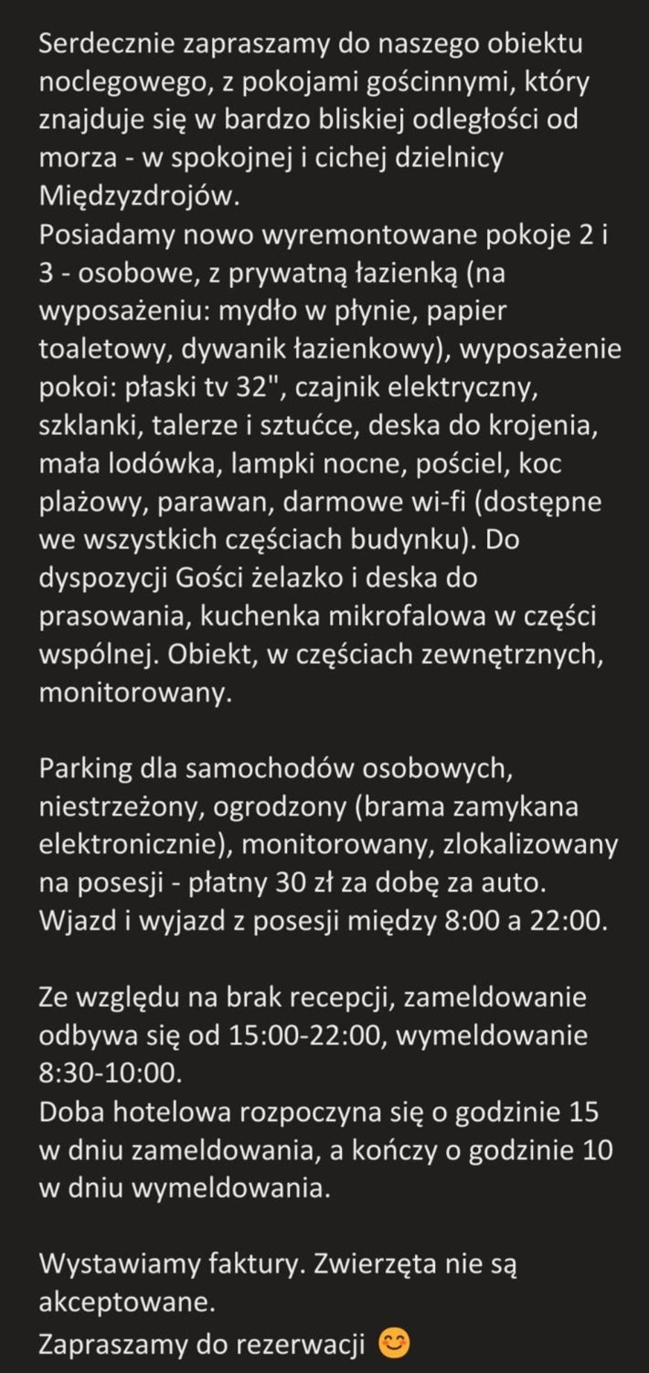 Pokoje Goscinne Gasowscy Dzieci Od 12 Roku Zycia Miedzyzdroje Buitenkant foto